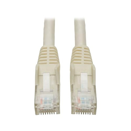 Tripp Lite N201-002-WH Cat6 Gigabit Snagless Molded Patch Cable RJ45M/M (2-Feet, White)