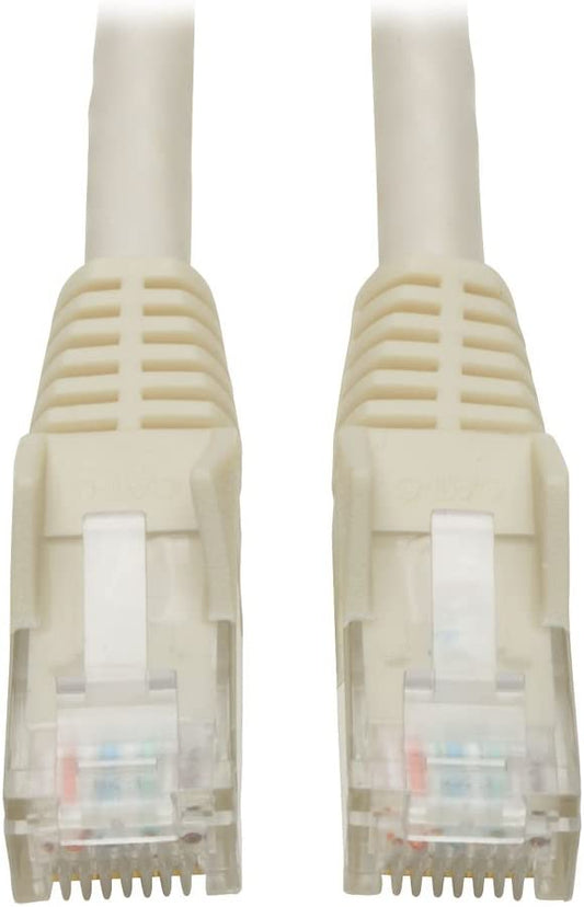 Tripp Lite Cat6 Gigabit Snagless Molded Patch Cable (RJ45 M/M) - White, 14-ft.(N201-014-WH) 14-ft. White