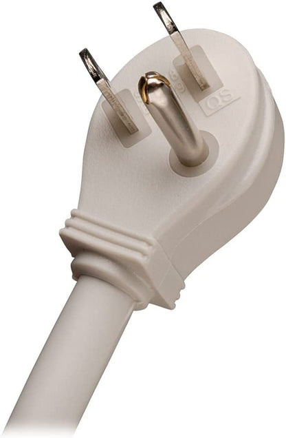 Tripp Lite ISOBAR4ULTRA Isobar 4 Outlet Surge Protector Power Strip, 6ft Cord, Right-Angle Plug, Metal, Lifetime Limited Warranty &amp; Dollar 50,000 Insurance White 4 Outlet 6 ft Cord Power Strip