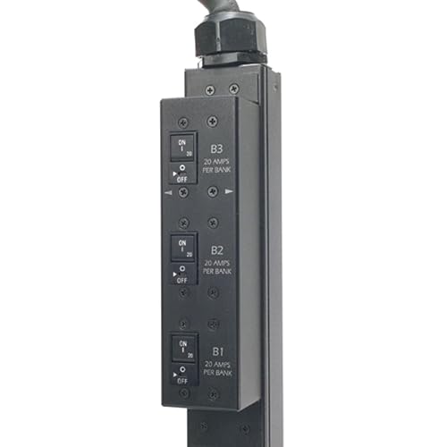 APC by Schneider Electric APC NetShelter Basic Rack PDU, Zero U, 12.5kW, 208V, 30 C13 and 6 C19 outlet, 3ft input Cord
