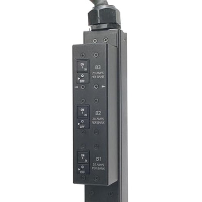 APC by Schneider Electric APC NetShelter Basic Rack PDU, Zero U, 12.5kW, 208V, 30 C13 and 6 C19 outlet, 3ft input Cord