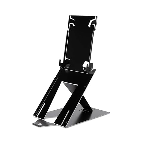 R-Go Riser Duo Tablet and Laptop Stand, 2 in 1 Dual Stand, Ergonomic, Ultra-Thin Aluminum, Adjustable Portable, for 10-22" MacBook/Air Pro/Dell XPS/Lenovo/Tablet, Support up to 11ibs, Black