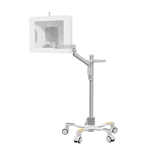 Medical Floor Stand – CTA Medical VESA-Compatible Articulating Arm Rolling Floor Stand