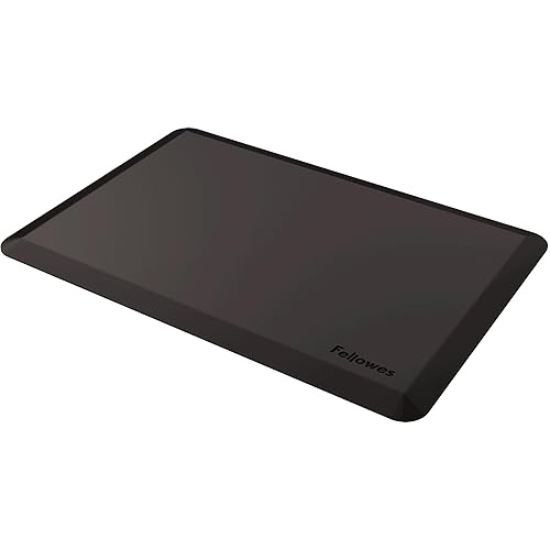 Fellowes Anti-Fatigue Standing Desk Wellness Mat, 36 x 24 Inch, Black 8707002