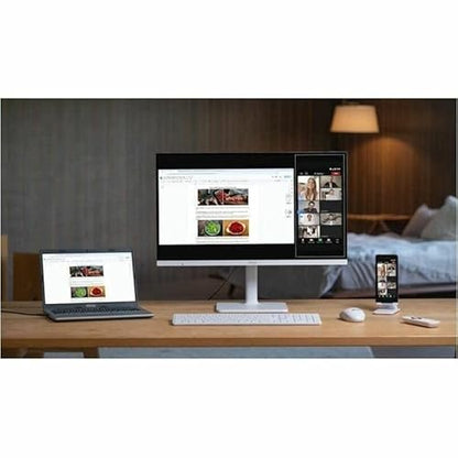 MSI Modern MD27UPSW 27-inch IPS 3840 x 2160 (UHD) Smart Monitor, 60 Hz, Adaptive-Synch, HDR Ready, HDMI, DisplayPort, USBC 65W Power Delivery, VESA Mountable, Height Adjustable, Speaker, White