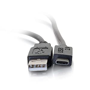 C2g/ cables to go C2G 28873 USB Cable - USB 2.0 USB-C to USB-A Cable M/M (12 Feet, 3.65 Meters) Thunderbolt 3, Tablet, Chromebook Pixel, Samsung Galaxy TabPro S, LG G6, MacBook