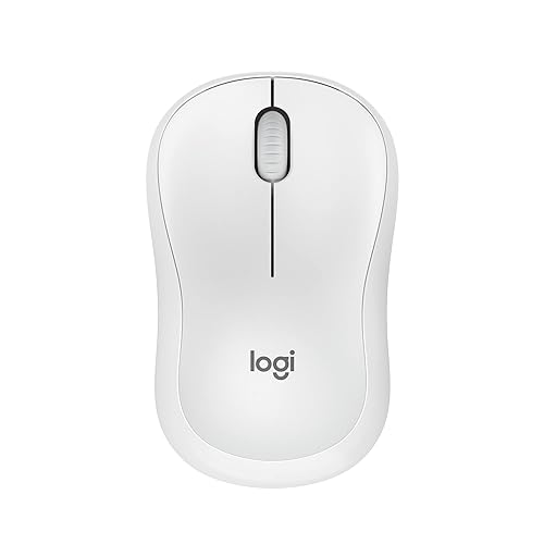 Logitech M240 Silent Bluetooth Mouse, Wireless, Compact, Portable, Smooth Tracking, 18-Month Battery, for Windows, macOS, ChromeOS, Compatible with PC, Mac, Laptop, Tablets - Off White Bluetooth Off White