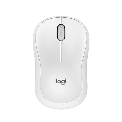 Logitech M240 Silent Bluetooth Mouse, Wireless, Compact, Portable, Smooth Tracking, 18-Month Battery, for Windows, macOS, ChromeOS, Compatible with PC, Mac, Laptop, Tablets - Off White Bluetooth Off White