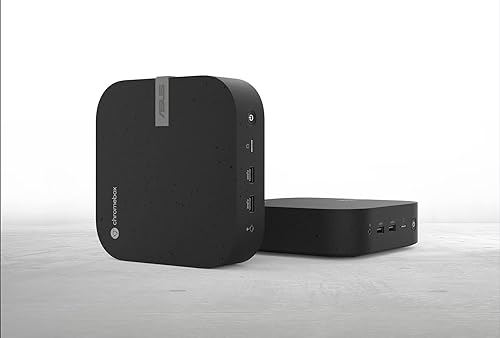 ASUS Chromebox 5 with Intel® Core i7-1260P Processor, 16GB Memory, M.2 256G NVMe SSD, Dual HDMI, one DP, Gigabit LAN, WiFi 6E, Thunderbolt ™ 4, Chrome Enterprise, VESA Mount,BLACK Core i7 No Wireless Charging CHROMEBOX5-S7057UN
