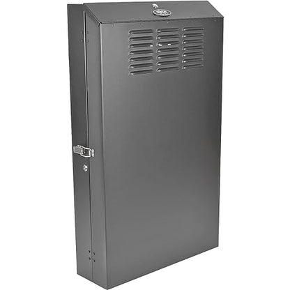 Tripp Lite 4U Vertical Wall-Mount Rack Enclosure Cabinet, Low-Profile, Server Depth, 36 Deep (SRWF4U36) 4U Server Depth