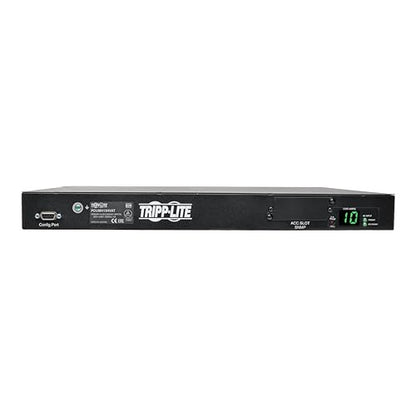 Tripp Lite Metered PDU with ATS, 2/2.4KW Single Phase, 200/240V, 2 C14 Input, 3.6M Cords, TAA (PDUMH15HVAT) Metered + ATS