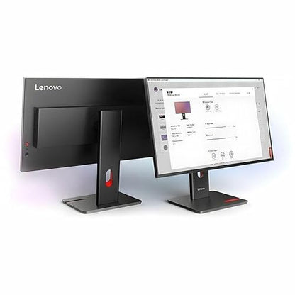 Lenovo ThinkVision T24-40 24" Class Webcam Full HD LED Monitor - 16:9 - Raven Black - 23.8" Viewable - in-Plane Switching (IPS) Technology - WLED Backlight - 1920 x 1080-16.7 Million Colors - 250 Ni