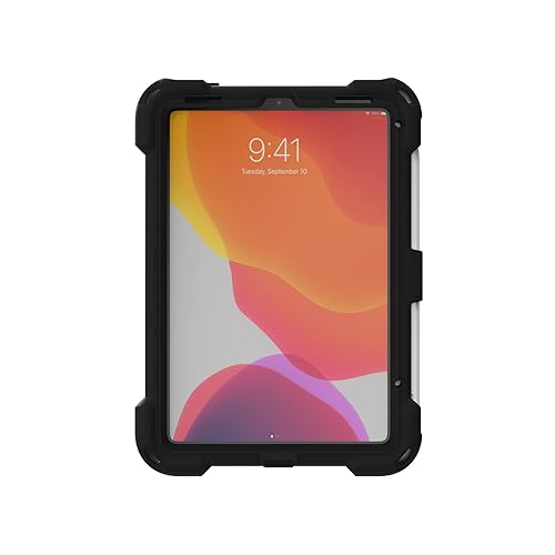 The Joy Factory aXtion Bold MPS Rugged Carrying Case Apple iPad mini (6th Generation) Tablet - Water Resistant, Drop Proof, Shock Proof - Silicone, Polycarbonate Body - Hand Strap, Handle - 8.4" Height x 6.1" Width x 1.7" Depth