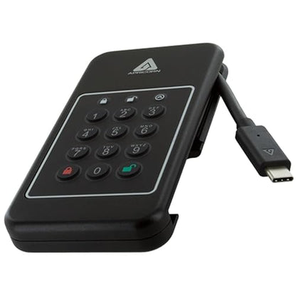 Apricorn 1TB Aegis NVX - Ultra high Speed Ruggedized SSD, USB 3.0 encrypted Drive (ANVX-1TB)