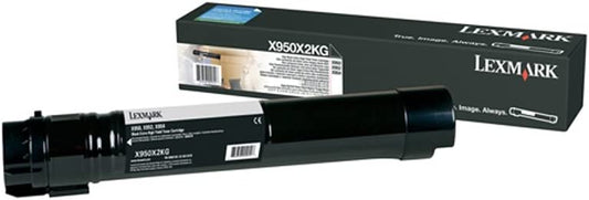 Lexmark X950X2KG X950 X952 X954 Toner Cartridge (Black) in Retail Packaging