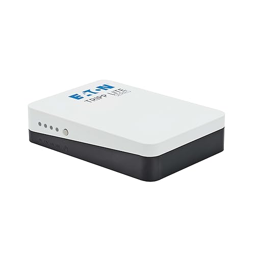Eaton Tripp Lite Series Home Network UPS Battery Backup, Lithium-Ion Battery - Powers Phones, Monitors, Routers, Modems and Security Cameras up to 1 Hour - 120V to 240V, 2-Year Warranty (BC36ML)