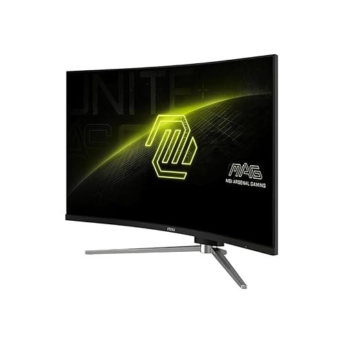 MSI MAG 325CQRF QD E2 31.5-inch 2560 x 1440 (QHD) Computer Monitor, 180Hz, Adaptive-Synch, HDMI, DP Port, VESA Mountable, Tilt, Speaker, 0.5ms, Black