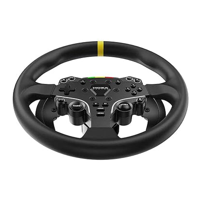 Summer Car Steering Wheel Cover Four Seasons Universal 38 cm, Car Booster Non-Slip Handle, Mahogany