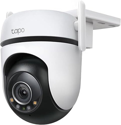 TP-Link Tapo 2K QHD Pan/Tilt Outdoor Wired Security Wi-Fi Camera, 360° Visual Coverage, Starlight Full-Color Night Vision Up to 98ft, Person/Pet/Venicle Detection,Physical Privacy Mode(Tapo C520WS) 2K QHD w/Starlight Sensor, Pan/Tilt