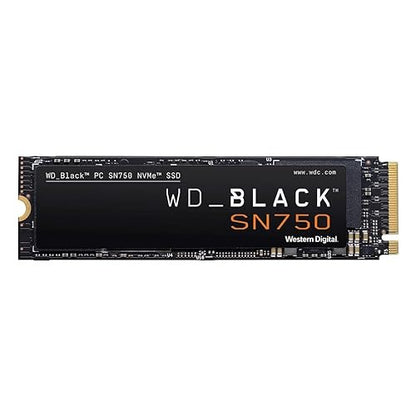 Western Digital WD Black NVME SN750 500 GB M.2 2280-S3-M PCIe Gen3 Internal Solid State Drive (WDS500G3X0C)