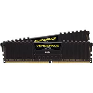 Corsair Vengeance LPX 64GB (2x 32GB) DDR4 3200(PC4-25600) C161.35V Desktop Memory -Black Black 64GB Kit (2x32GB) 3200MHz Memory