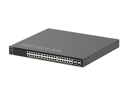 Netgear 36x10G/Multi-Gig PoE++ (280W base, up to 1,760W) and 4xSFP28 25G Managed Switch - 36 Ports