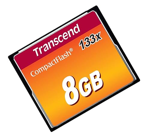 TRANSCEND TS8GCF133 8GB CompactFlash Memory Card 133x