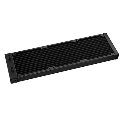 DeepCool LS720 SE Liquid Cooler 360mm 4th Gen Dual-Chamber Pump 3100RPM 300w TDP AIO Cooler Anti-Leak Tech with ARGB Fans CPU Water Cooler Narrow Frame Infinity Mirror Block Black 360mm Black