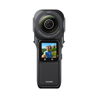Insta360 ONE RS 1-Inch 360 Edition - 6K 360 Camera with Dual 1-Inch Sensors, Co-Engineered with Leica, 21MP Photo, FlowState Stabilization, Superb Low Light, Water Resistant Standalone