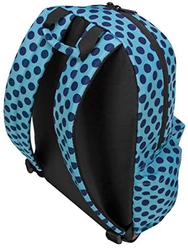 Targus Strata College and Commuter Backpack with Protective Sleeve for 15.6-Inch Laptop, Aqua &amp; Blue Dots (TSB93606GL) Strata Backpack Aqua &amp; Blue Dots