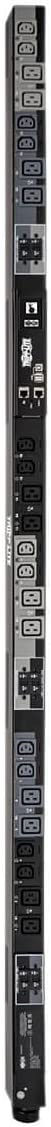 Tripp Lite PDU3XEVSRHWA 24-Outlets PDU - Switched - Hardwired - 12 X IEC 60320 C13, 12 X IEC 60320 C19-380 V AC, 400 V AC, 415 V AC - Network (RJ-45) - 0U - Vertical - Rack Mount - Rack-Mountable