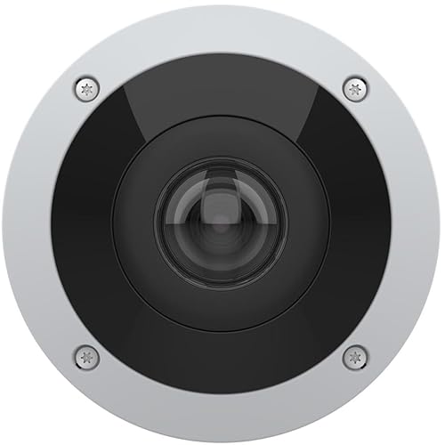 AXIS M4318-PLR 12 Megapixel Outdoor 4K Network Camera - Color - Fisheye - White - TAA Compliant - 49.21 ft Infrared Night Vision - H.264M (MPEG-4 Part 10/AVC), H.264H (MPEG-4 Part 10/AVC), Motion JPEG, Zipstream