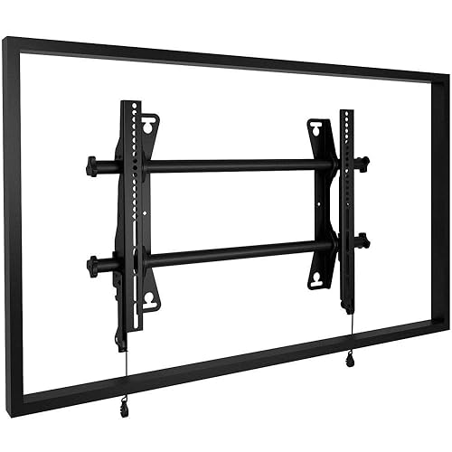 Chief MSA1U Fusion Medium Fixed Wall Display Mount, 125 lb Weight Capacity, 26-47" Screen Size, 17.93" H x 25.75" W x 2" D, Black