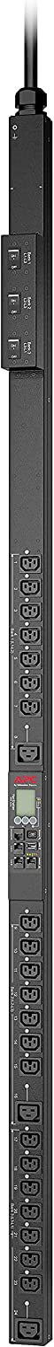 APC NetShelter Switched Rack PDU, 9000 Series, APDU9965, 0U Vertical, 208V, 30A, 3Phase, Input Plug L21-30P, 9.8' Cord