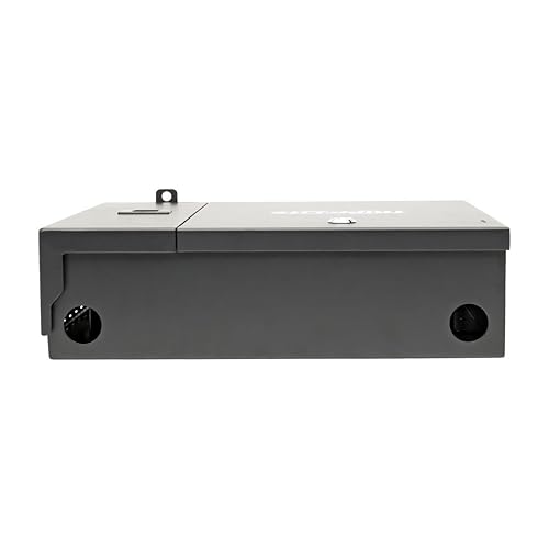 Tripp Lite N492-WM4-BK Fiber Optic Wallmount Distribution Enclosure, 4-Panel Capacity Wall-Mount