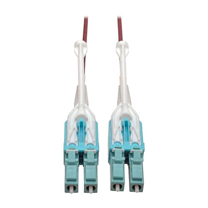 Tripp Lite 6M 10Gb Duplex Multimode Fiber Patch Cable 50/125 OM4 LC/LC LSZH Magenta Push Pull Tabs (N821-06M-MG-T)