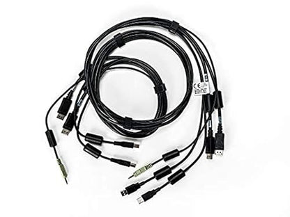 AVOCENT Vertiv Dual USB Keyboard and Mouse, Dual DisplayPort and Audio Cable, 6 ft. for Vertiv SV and SC Series Switches - 6 ft, Dual Display, DisplayPort, 2 x USB, 1 x Audio, Secure KVM with DPP cable