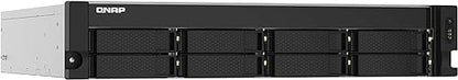 QNAP TS-832PXU-RP-4G 8 Bay High-Speed SMB Rackmount NAS with Two 10GbE and 2.5GbE Ports, Redundant PSU (TS-832PXU-RP-4G-US)