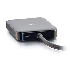 C2g/ cables to go C2G 54291 4K Display Port Monitor Splitter, USB Powered, 2 Port, Black Dual DP