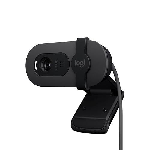 Logitech 960001580 Brio 100 1080p Full HD Webcam (Graphite)