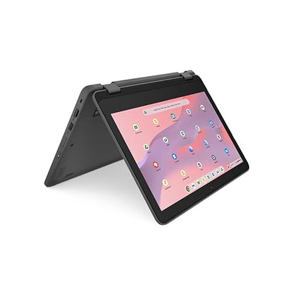 Lenovo 300e Yoga Chromebook Gen 4 11.6" HD 2-in-1 Touchscreen Laptop, MediaTek Kompanio 520 2.0GHz, 8GB RAM, 64GB eMMC, ChromeOS, Graphite Gray with Pen