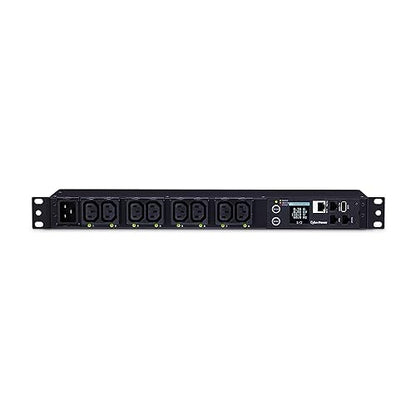 CyberPower PDU81006 Switched Metered-by-Outlet PDU, 200-240V/20A, 8 Outlets, 1U Rackmount