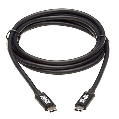 Tripp Lite Thunderbolt 3 Cable 20 Gbps Passive 5A 100W PD 4K USB C M/M 1M (MTB3-01M-5A-B)