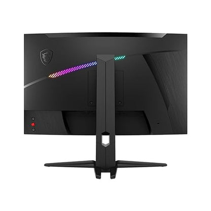 MSI MAG275CQRF QD, 27 Gaming Monitor, 2560 x 1440 (QHD) Rapid VA with Quantum Dot, 1 ms, 170Hz, FreeSync Premium, HDR Ready, 1000R, HDMI, DisplayPort, Tilt and Height Adjustable.,Black