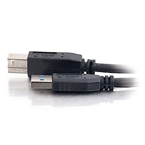 C2g/ cables to go C2G USB Cable, USB 3.0 Cable, USB A to B Cable, 3.28 Feet (1 Meter), Black, Cables to Go 54173 USB A Male to B Male 3.3 Feet