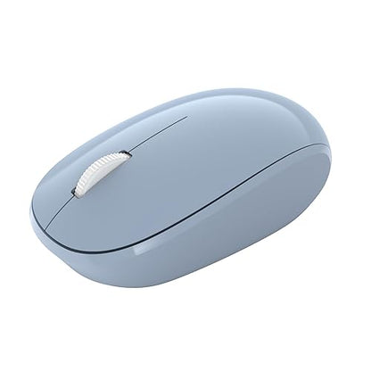 Incase Bluetooth Mouse - Designed by Microsoft - Compact, Comfortable, Right/Left Hand Use, 4-Way Scroll Wheel, Wireless Bluetooth Mouse for PC/Laptop/Desktop, Mac/Windows Computer (Pastel Blue)