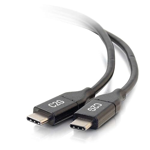 C2G 10FT USB C Charging Cable for iPhone 15/15 Pro, Samsung, Google, & Android Phones, Fast Charging Compatible, Durable Cable - USB C to C (28829)