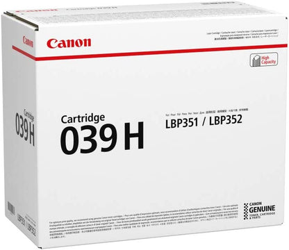 Canon CNMCRTDG039H CRG-039H High Yield Black Toner Cartridge for LBP351/352