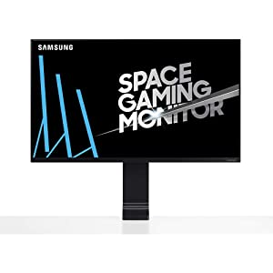 Samsung LS32R750QENXZA 32" Space Monitor WXGA 4MS 144HZ Freesync Gaming Monitor, Black
