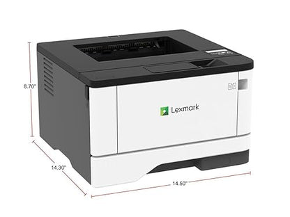 Lexmark B3442dw Monochrome Laser Printer with Two-Sided Printing, Full Spectrum Security and Wireless & Ethernet Capabilities (29S0300)